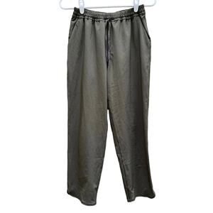 Lululemon Keep it Classic Crop 23" Dark Olive Pockets Elastic Waist Women's 4